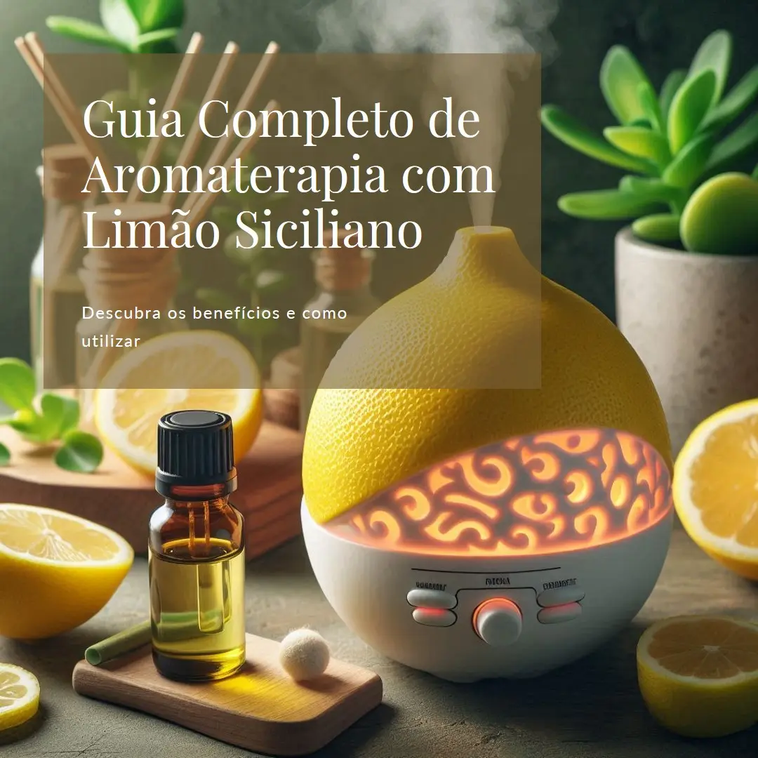 aromaterapia limão siciliano