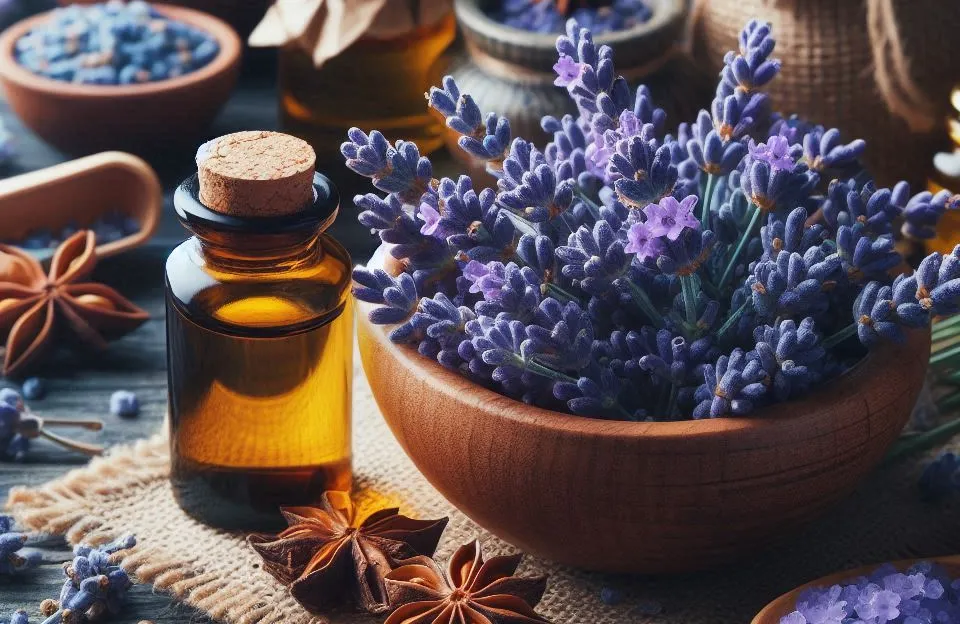 óleo essencial de lavanda