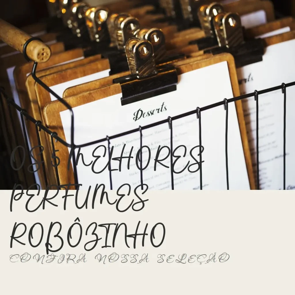 Lista de 5 Melhores: perfume robozinho