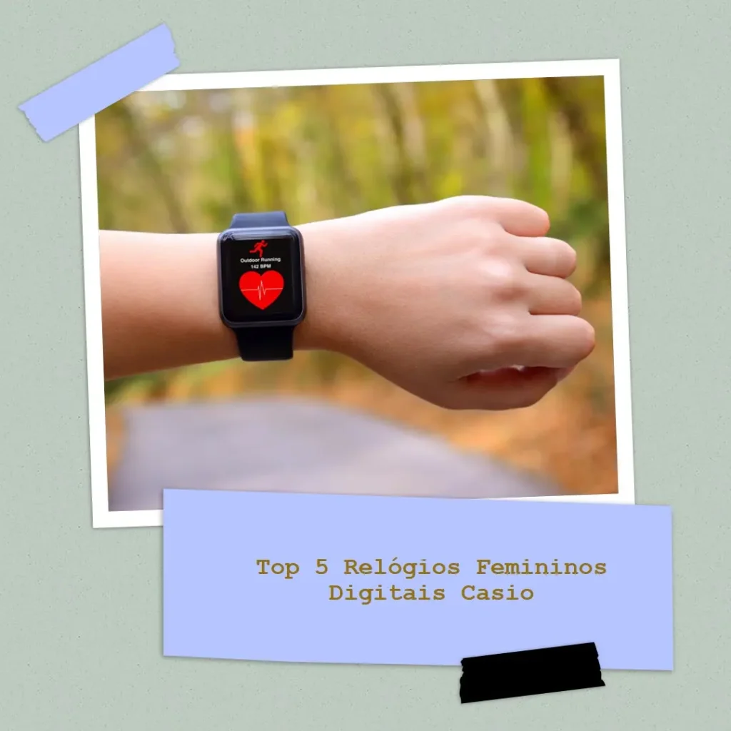 Top Cinco relogio feminino digital Casio