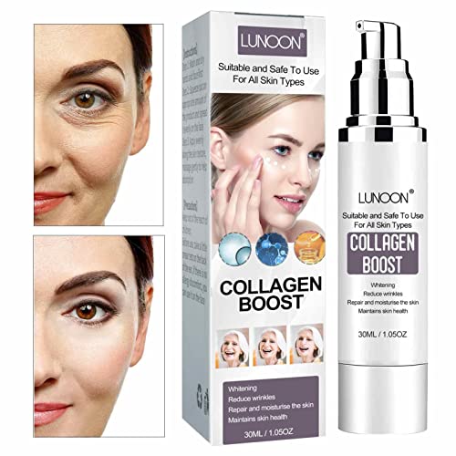 Creme Colágeno para Mulheres,30ml Collagen Boost Essence Para Mulheres - Hidratante Anti-Ida, Creme Refirmante para o Rosto, Creme Reparador da IdaAnti-Rugas Adj