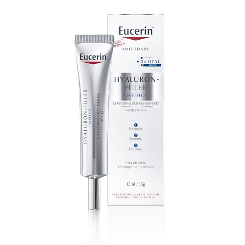 Creme Facial Anti-Idade Eucerin - Hyaluron-Filler Olhos FPS 15 15ml