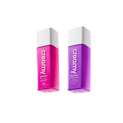 Kit Gel Clareador Ácido Mandélico 7% + Creamy Anti-Idade Retinol