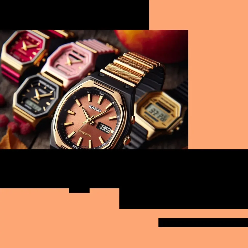 Top Cinco Casio feminino dourado