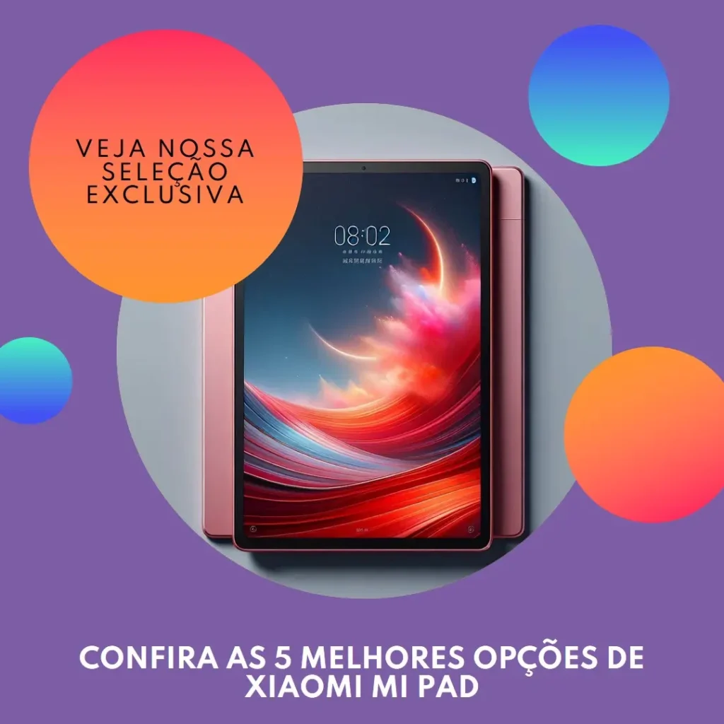 Top 5 Opções de Xiaomi tablet mi pad