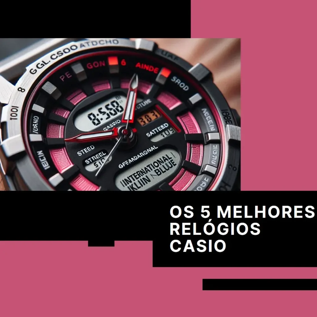 Principais Cinco Casio relogio