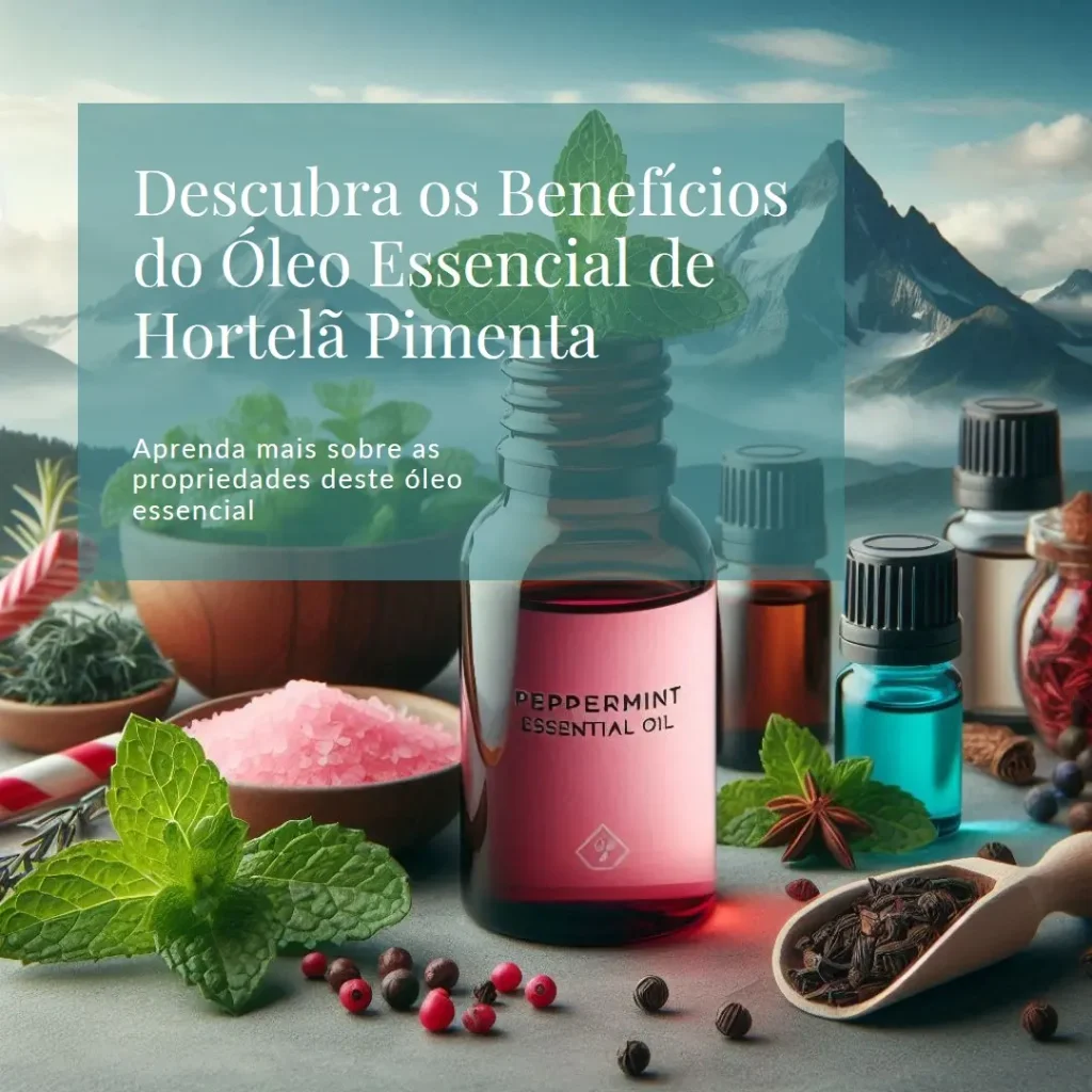 Hortelã Pimenta Óleo Essencial: Descubra Seus Benefícios