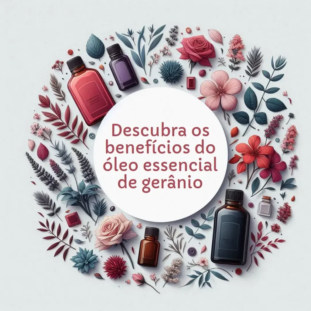 Óleo essencial gerânio benefícios: tudo que você precisa saber