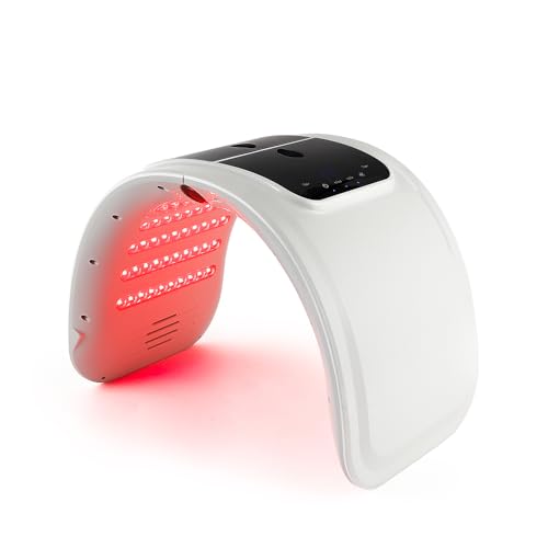Máquina de Remoção de Pêlos Faciais com Luz LED, Dispositivo de Remoção de Pêlos Faciais para Homens e Mulheres, Tratamento de Rejuvenescimento da Pele (Luz) (Com Spray, 110 Volt Pug US)