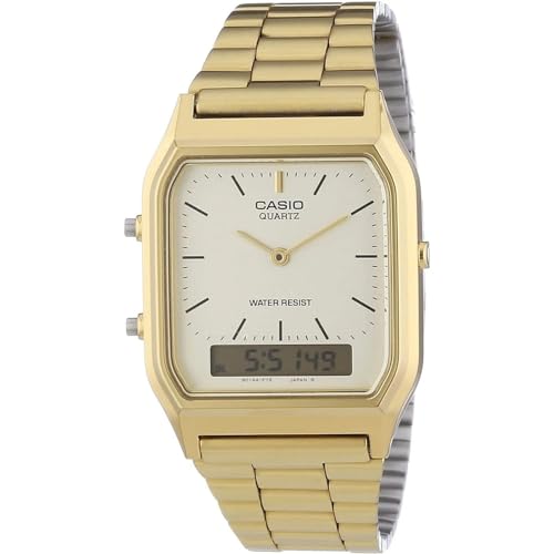 Relógio Feminino Anadigi Casio Vintage AQ-230GA-9DMQ - Dourado