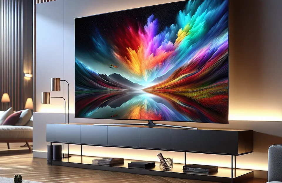 Smart TV 4K 55" LG QNED: Qualidade de Imagem e Tecnologia de Ponta