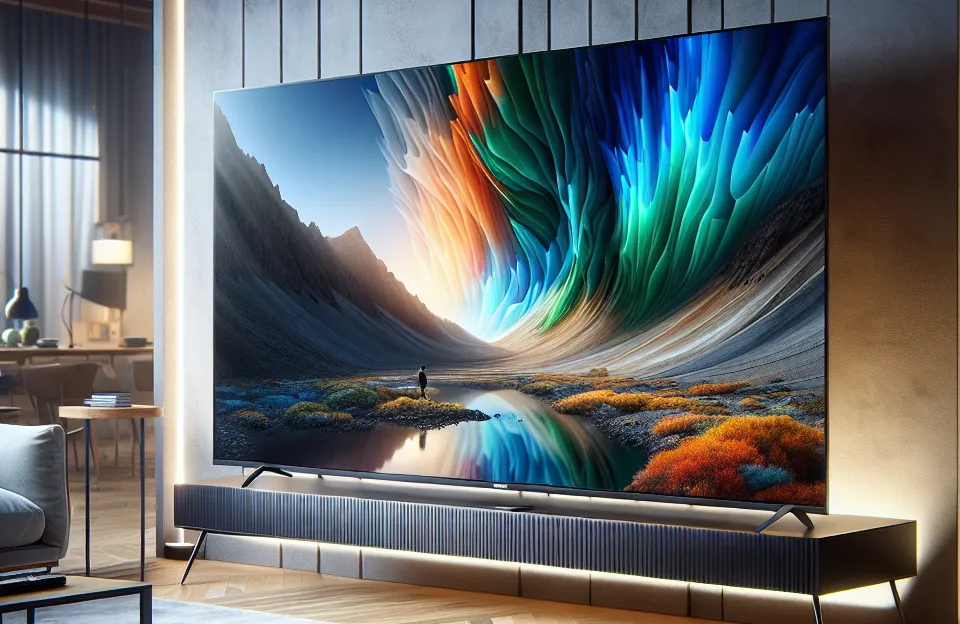 Samsung Smart TV 55" QLED 4K 55Q60D - Tecnologia de Pontos Quânticos e Design Slim