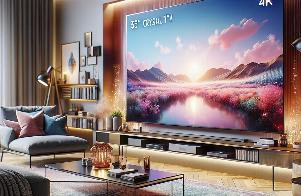 Samsung Smart TV 55" Crystal UHD 4K 55DU8000: Painel Dynamic Crystal Color e Gaming Hub
