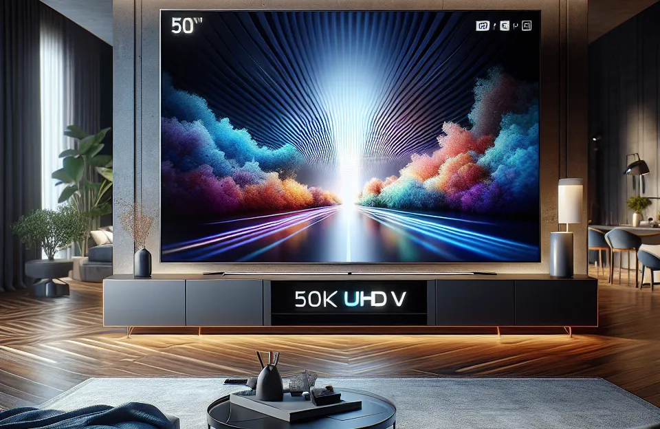 Samsung Smart TV 50" Crystal UHD 4K 50DU8000: Desempenho Impecável e Tecnologia de Ponta
