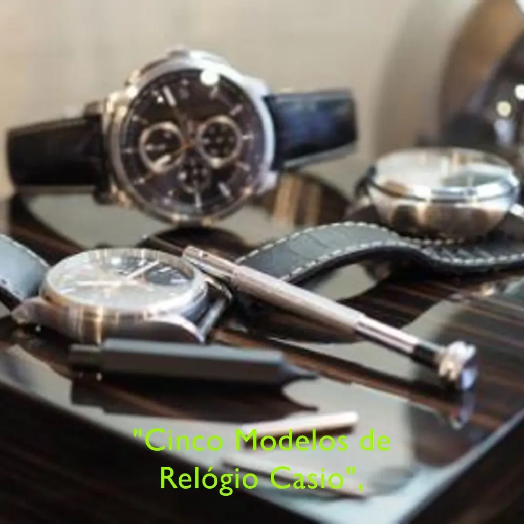 Cinco Principais Modelos de relogio Casio prata