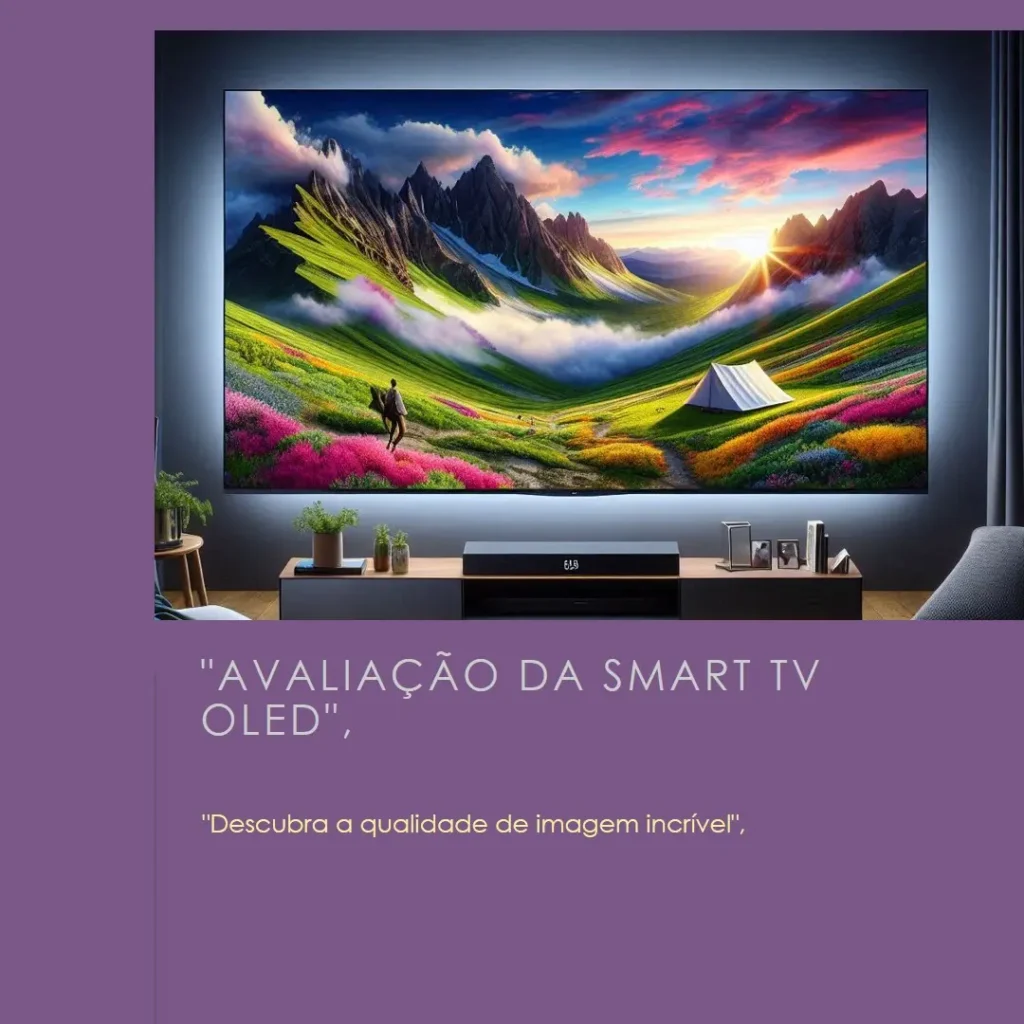 Smart TV 4K LG OLED evo 48" com Processo