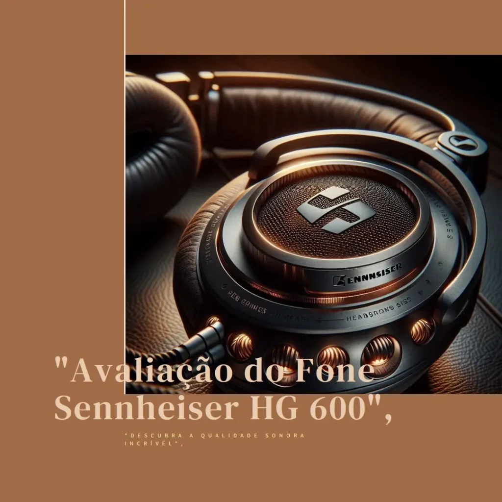 Fone de Ouvido Circumauricular Sennheiser HG 600: Alta Fidelidade para Audiófilos