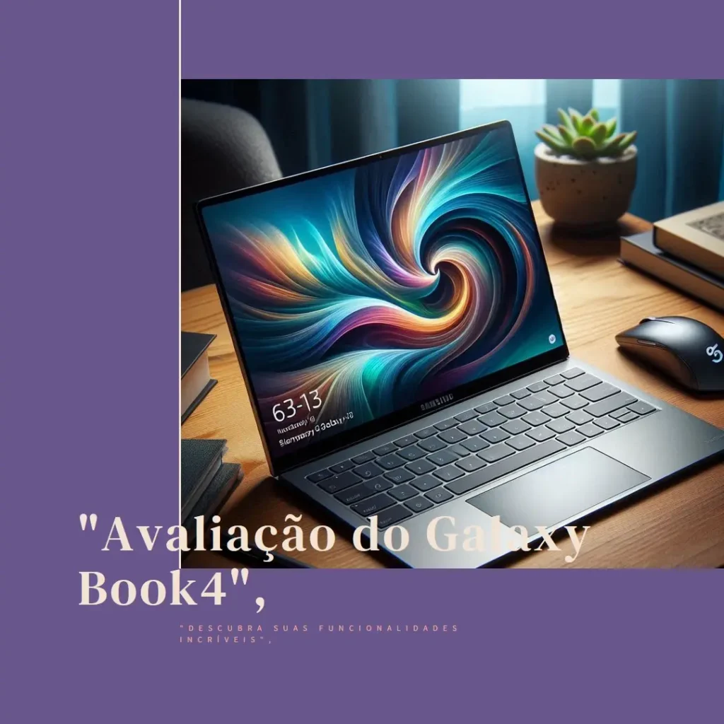 Notebook Samsung Galaxy Book4 i5 8GB 256GB W11H: Leve e Potente