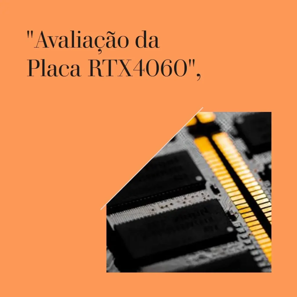 Placa de Vídeo RTX4060 8GB GDDR6 128BITS 1-CLICK OC 2X GALAX