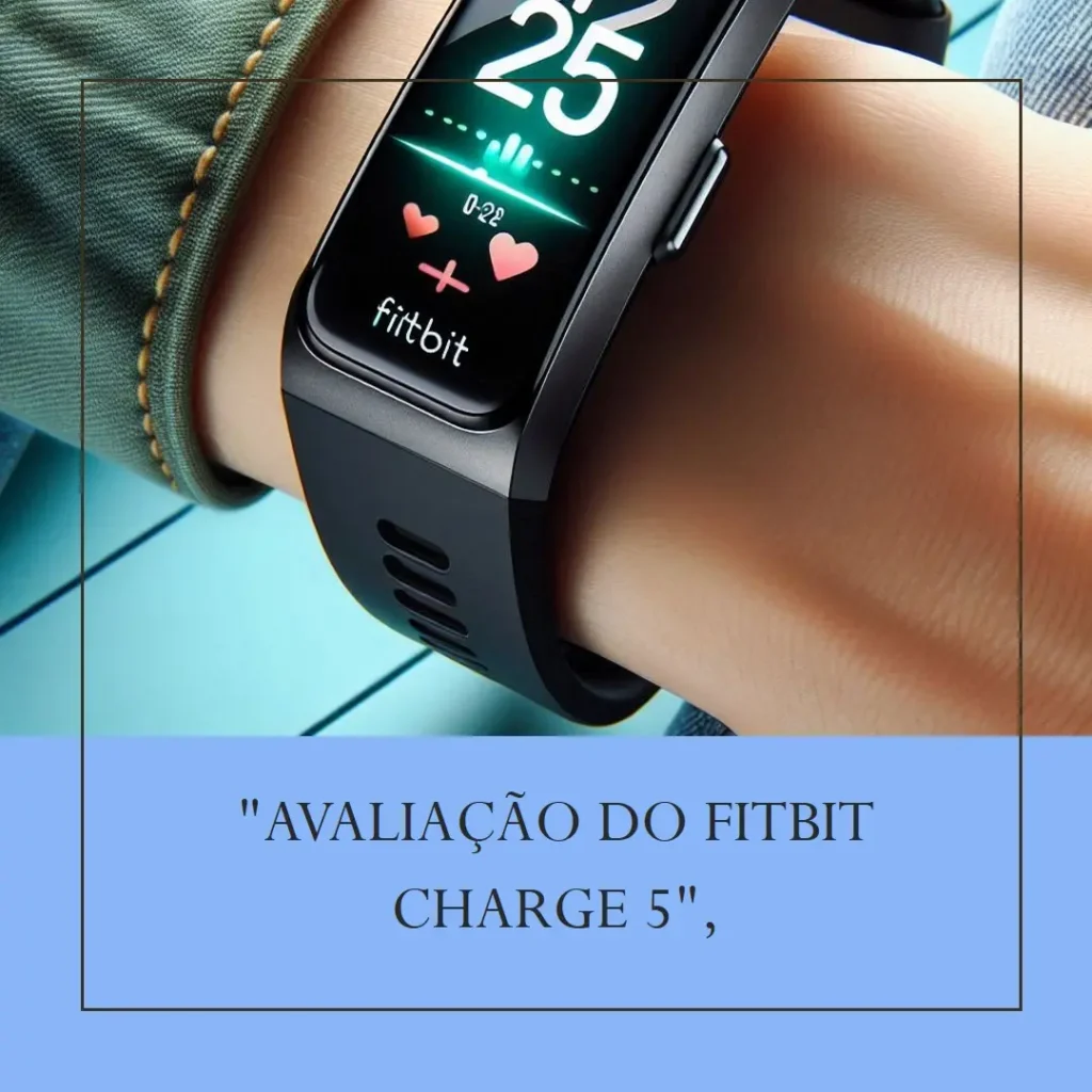 Fitbit Charge 5: Monitor de Fitness Completo com GPS e Gerenciamento de Estresse