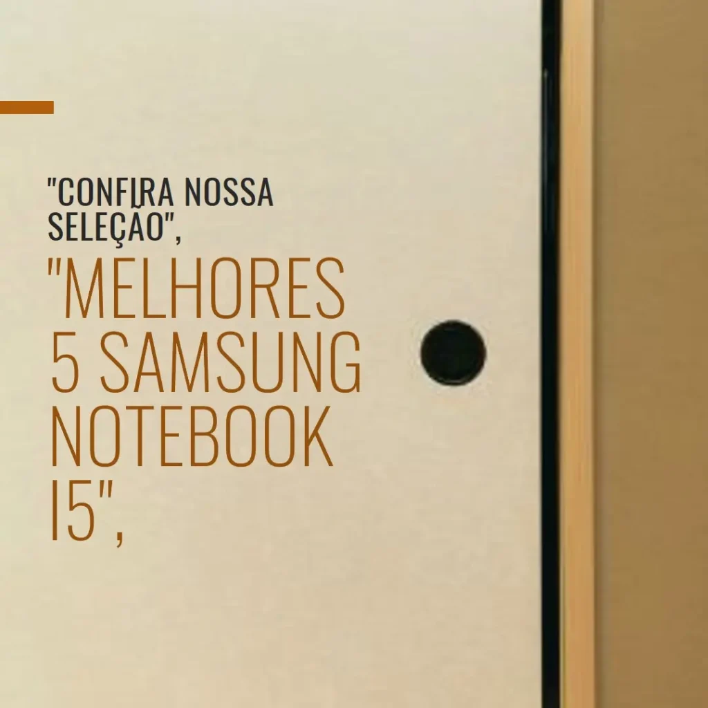 Melhores 5 Samsung notebook i5