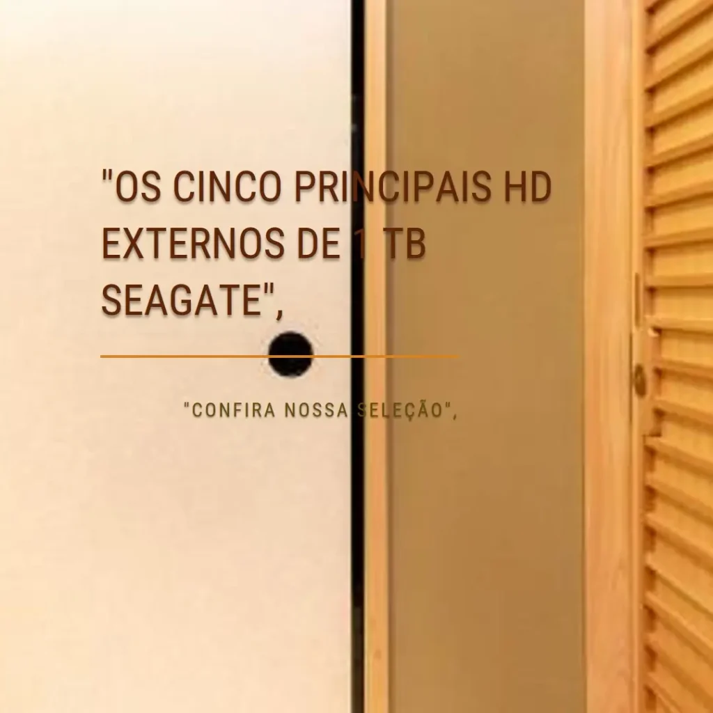 Top Cinco HD externo 1TB seagate