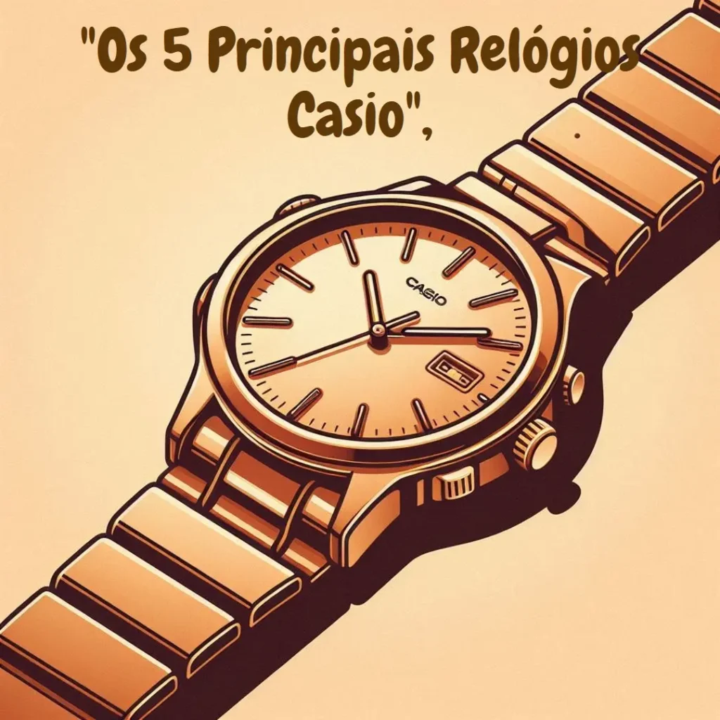 Os 5 Principais Modelos de relógio Casio feminino dourado