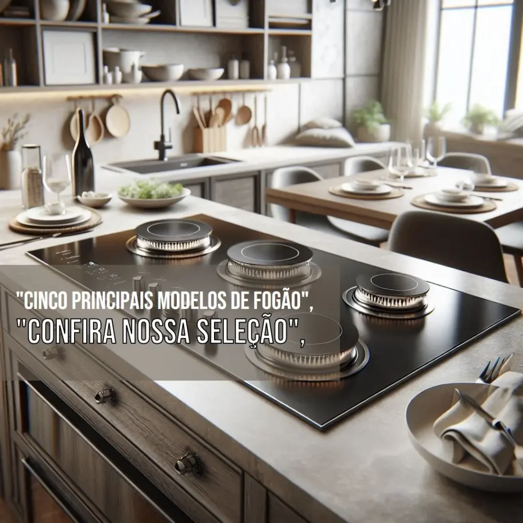 Cinco Principais Modelos de fogao cooktop 4 bocas