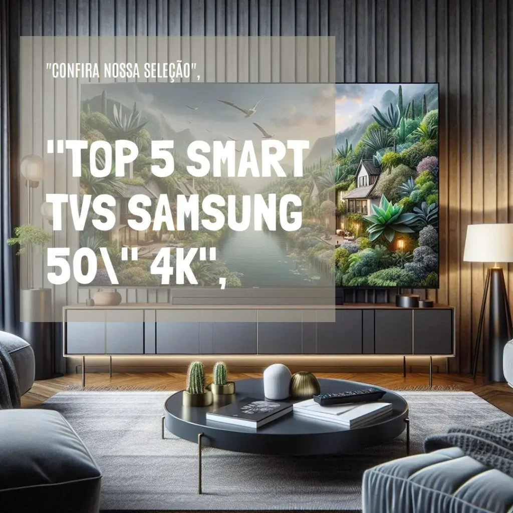Top 5 Opções de smart tv samsung 50 polegadas 4k