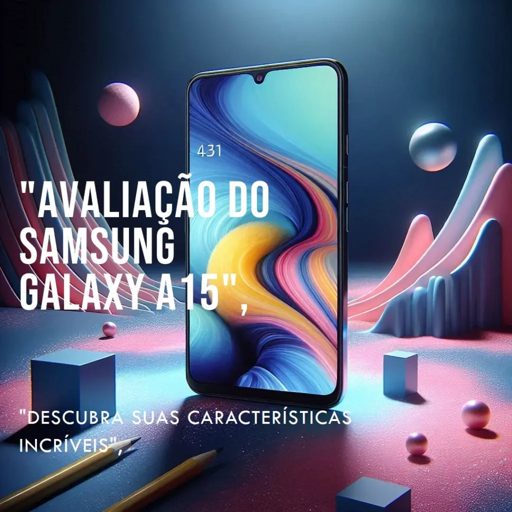 Smartphone Samsung Galaxy A15 4G 128GB - Azul Claro: Custo-