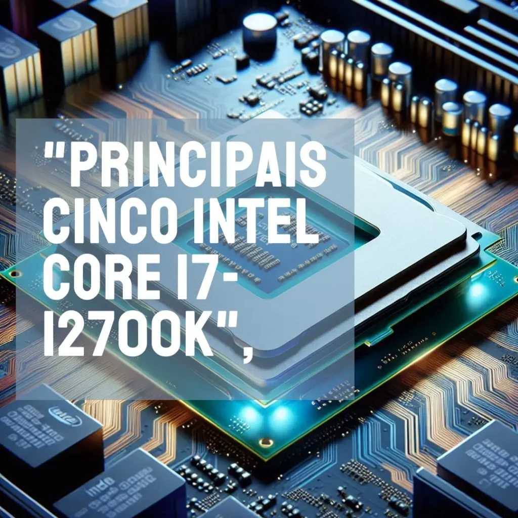 Principais Cinco intel core i7-12700k