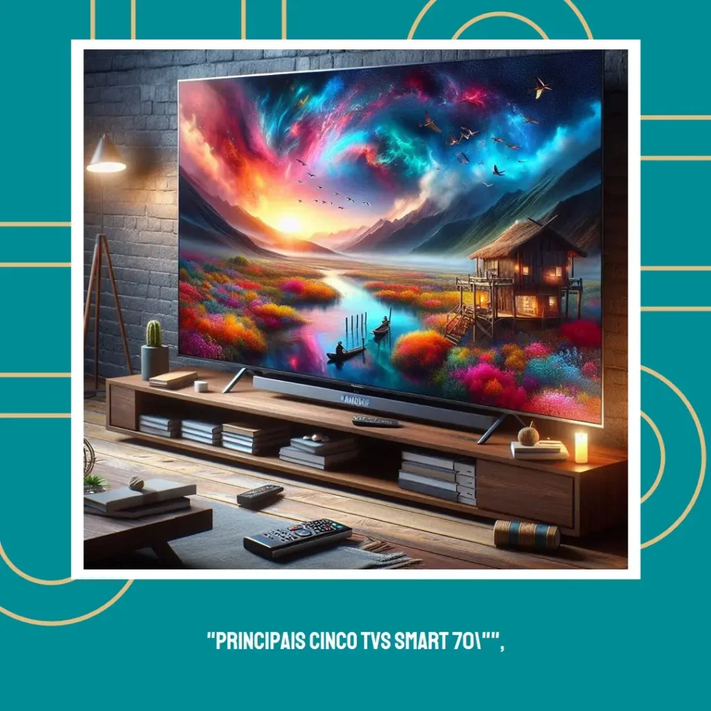 Principais Cinco TV Smart 70 polegadas 4k Samsung
