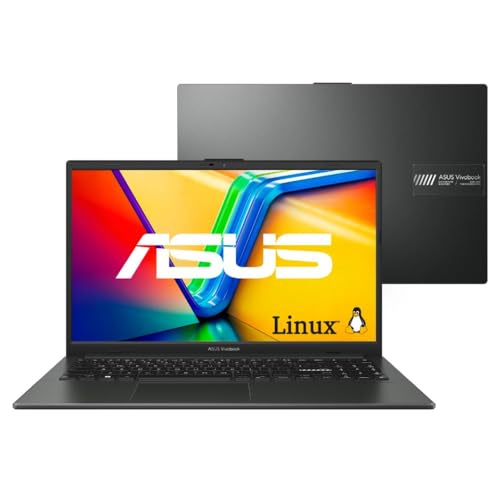Notebook ASUS VivoBook Go 15, AMD RYZEN 3 7320U, 4 GB, 128 GB SSD, KeepOS, Tela 15,6" FHD, Mixed Black - E1504FA-NJ1291