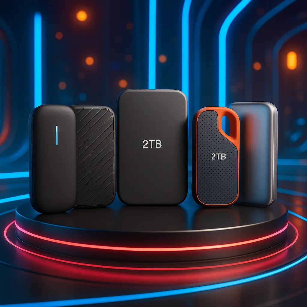 Cinco Principais Modelos de HD externo 2TB ssd