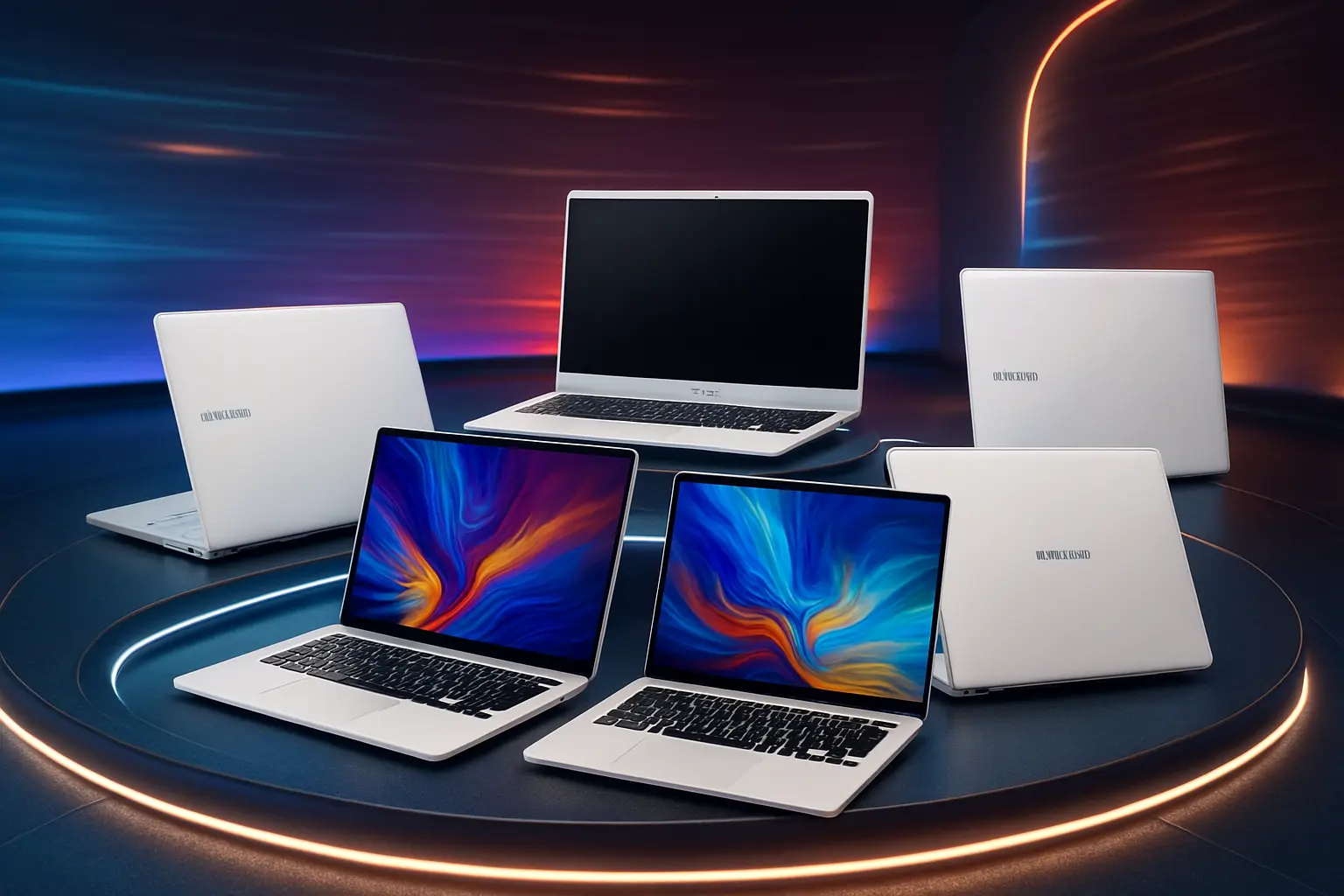 Cinco Principais Modelos de notebook da Samsung branco