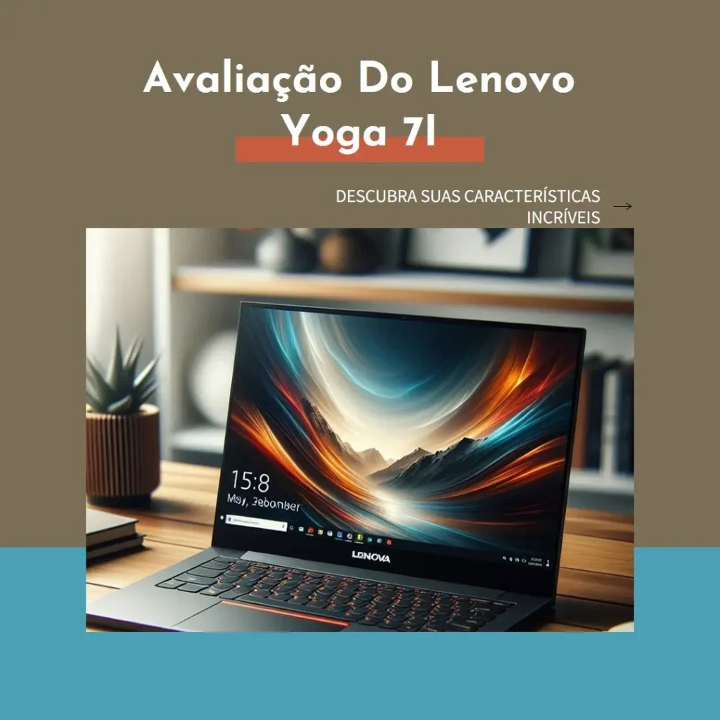 Lenovo Laptop Yoga 7I 16" 2 em 1: Performance e versatilidade no seu dia a dia