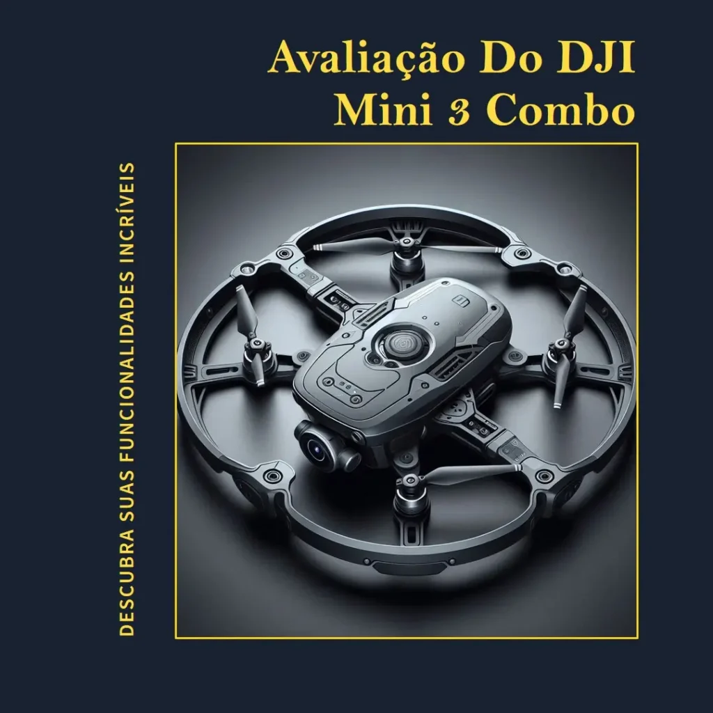 DJI Combo Mini 3 Fly More: Drone leve com vídeo 4K HDR