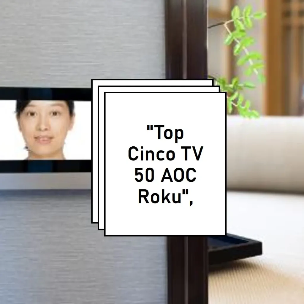 Top Cinco TV 50 AOC Roku