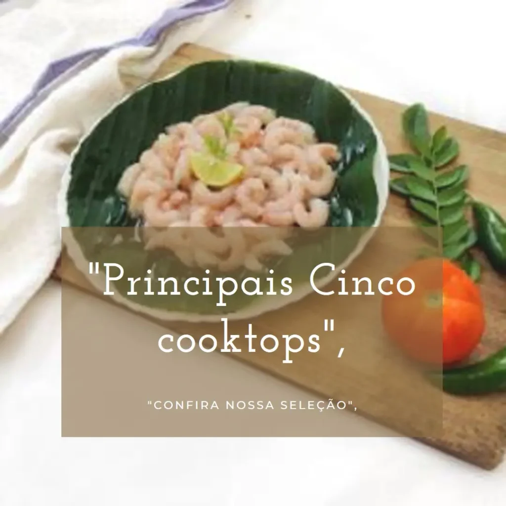 Principais Cinco cooktop de indução