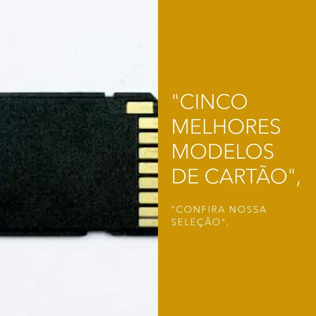 Cinco Melhores Modelos de cartão de memória micro sd