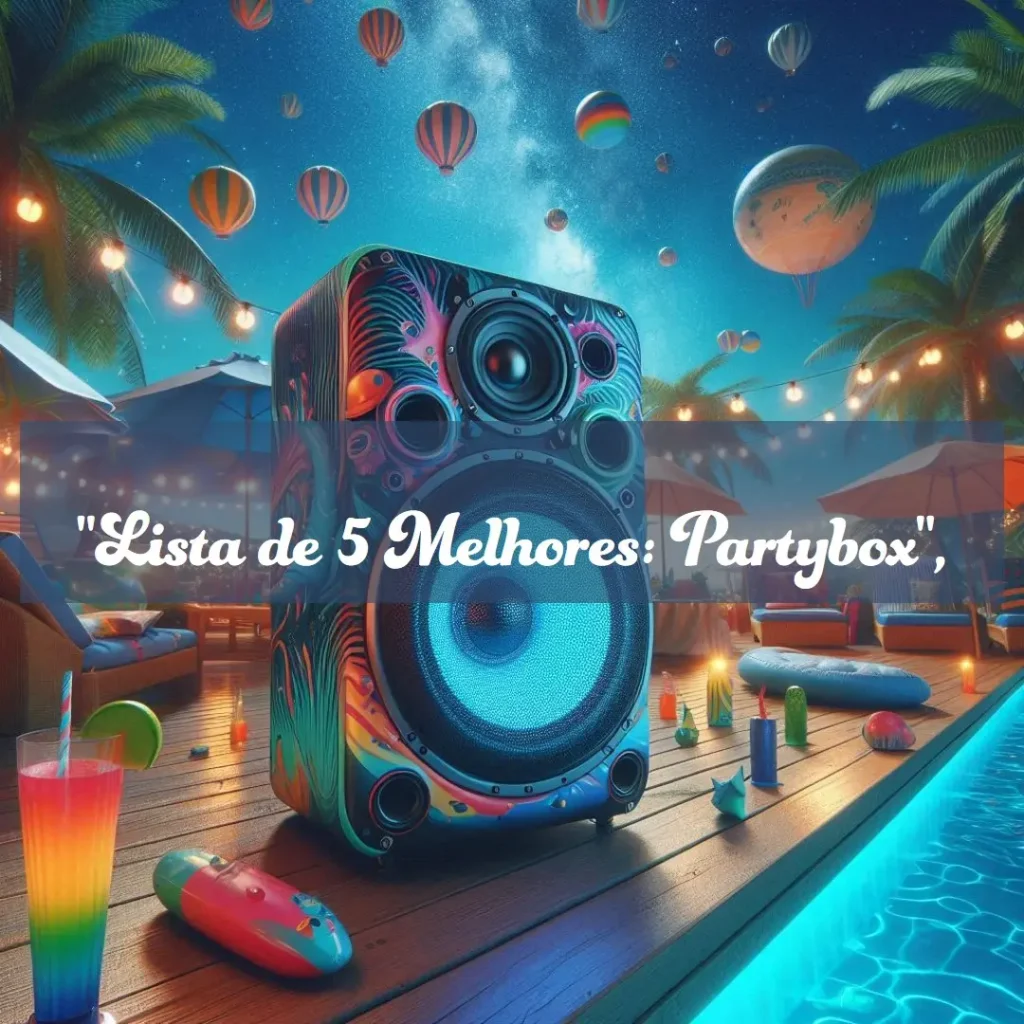 Lista de 5 Melhores: caixa de som partybox