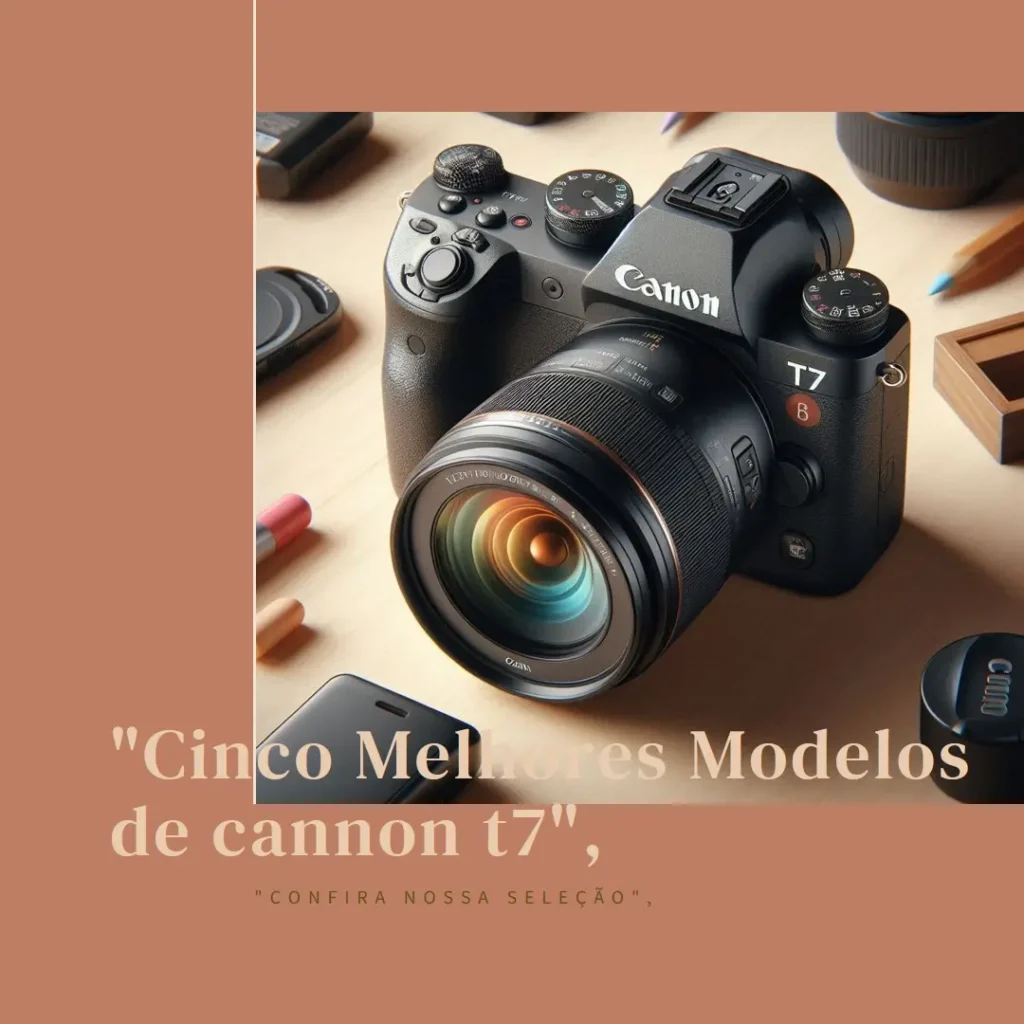Cinco Melhores Modelos de cannon t7