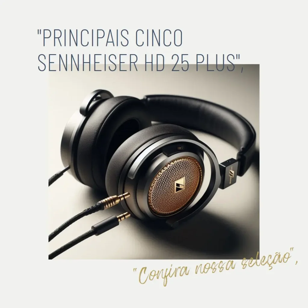 Principais Cinco Sennheiser hd 25 plus