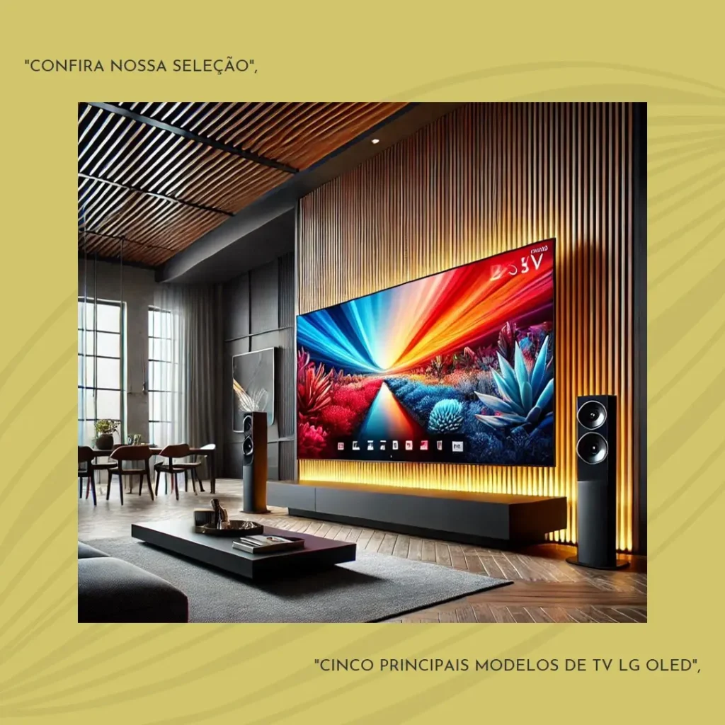 Cinco Principais Modelos de TV lg oled