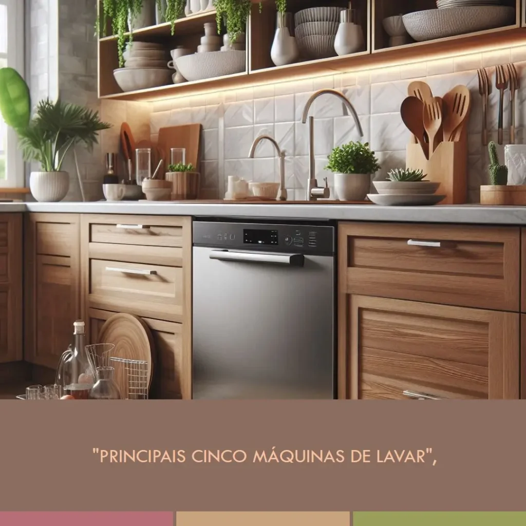 Principais Cinco maquina de lavar louça 8 serviços