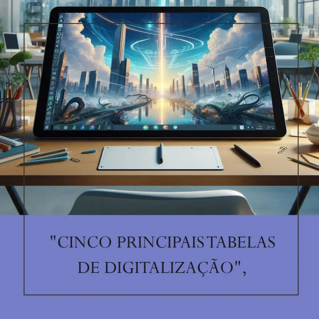 Top Cinco mesa digitalizadora com tela
