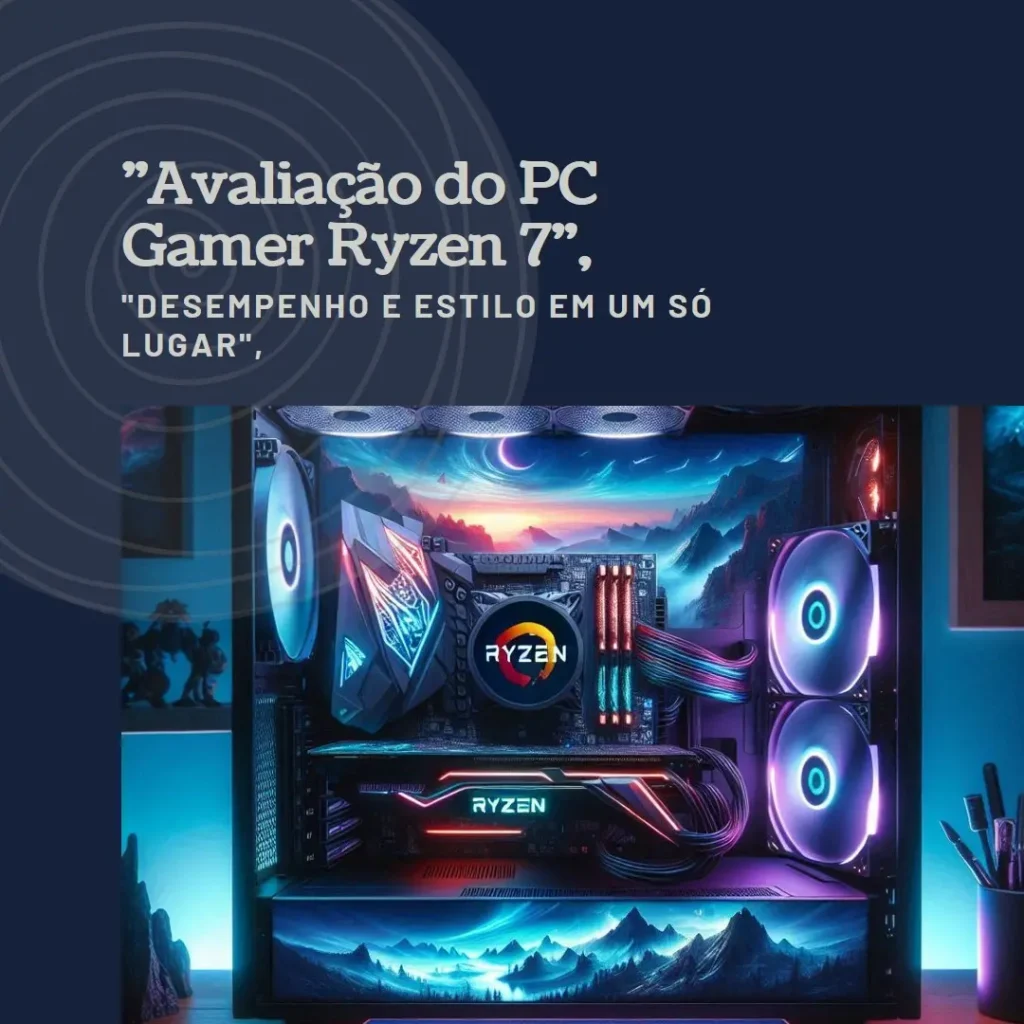 PC Gamer AMD Ryzen 7 5700X 32GB Watercooler NVMe 500GB RTX 4060 8GB