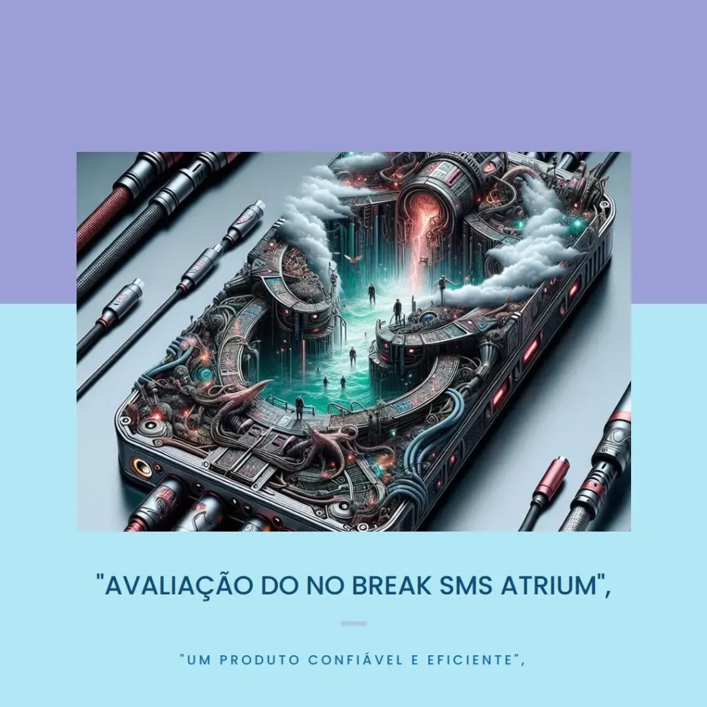 No Break SMS Atrium AT3000VA 220/220V - 27852, Preto: Potência e Confiabilidade Para Seu Equipamento
