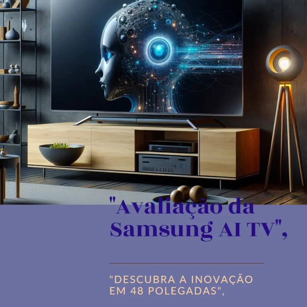 Samsung AI TV 48" OLED 4K 48S90D: Design elegante, desempenho imbatível