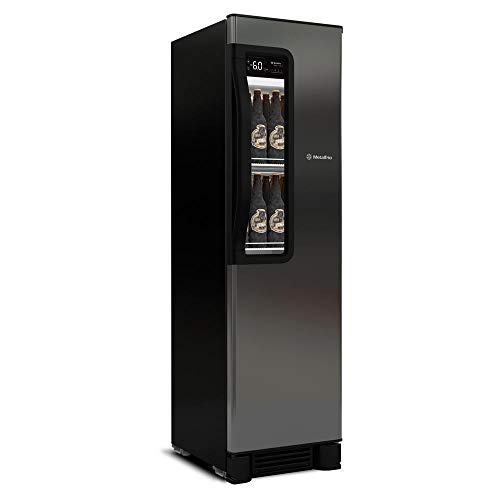 Cervejeira Vertical Metalfrio Beer Maxx 300 Porta Glass Viewer 287L Aço Inox VN28TP 220V